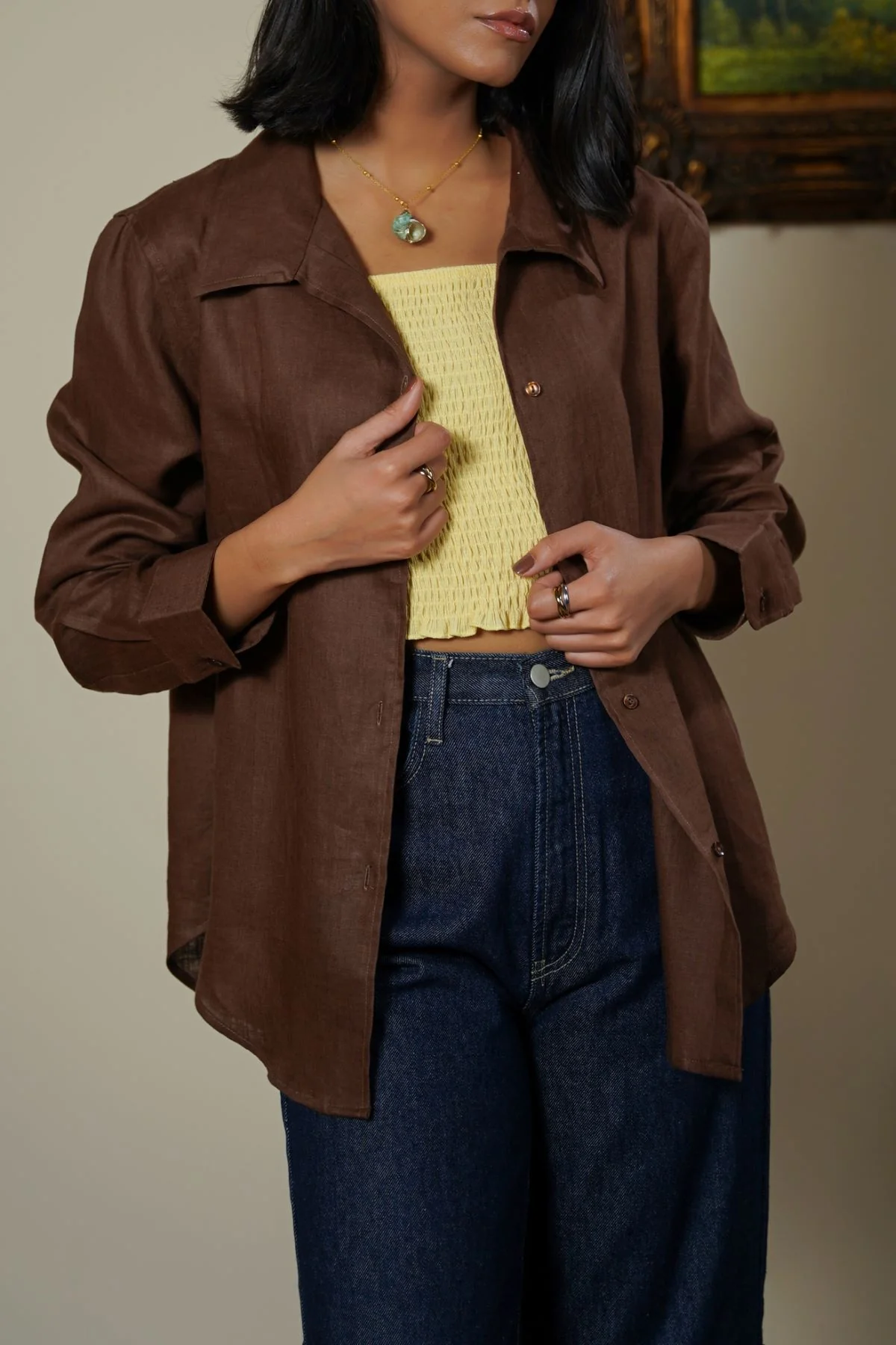 100% PURE LINEN SHIRT