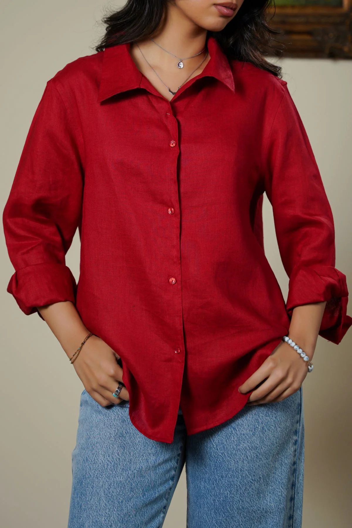 100% PURE LINEN SHIRT