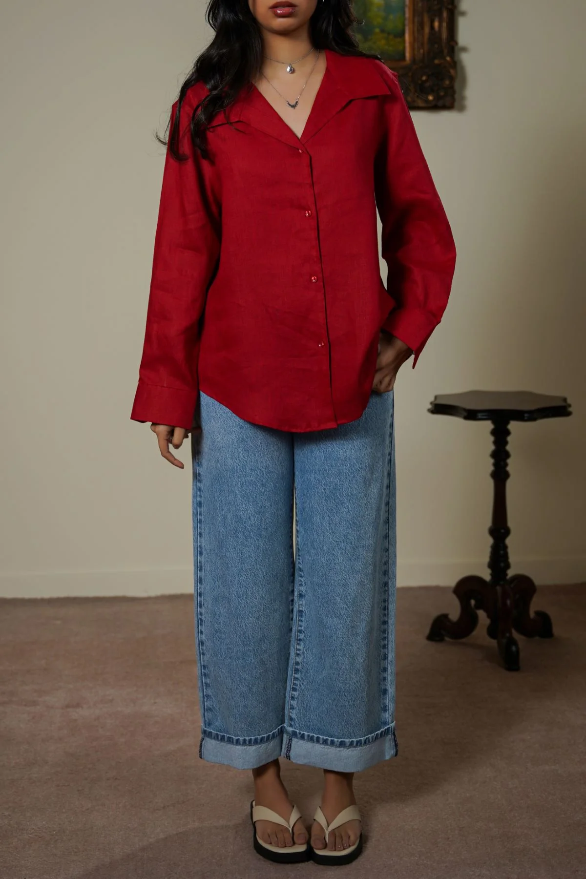 100% PURE LINEN SHIRT - Image 3