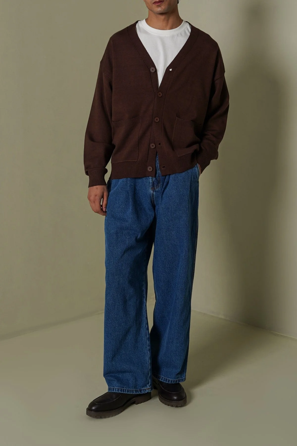 3D PLEAT DENIM PANTS - Image 4