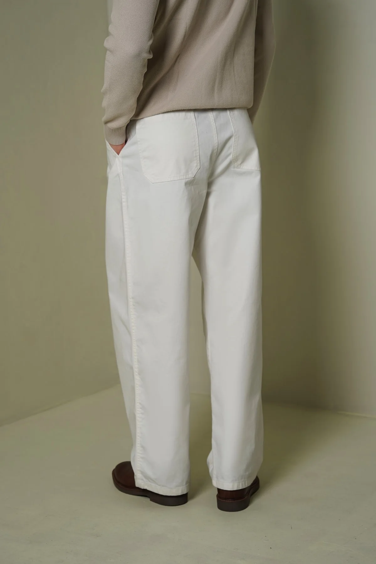 3D PLEAT DENIM PANTS - Image 5