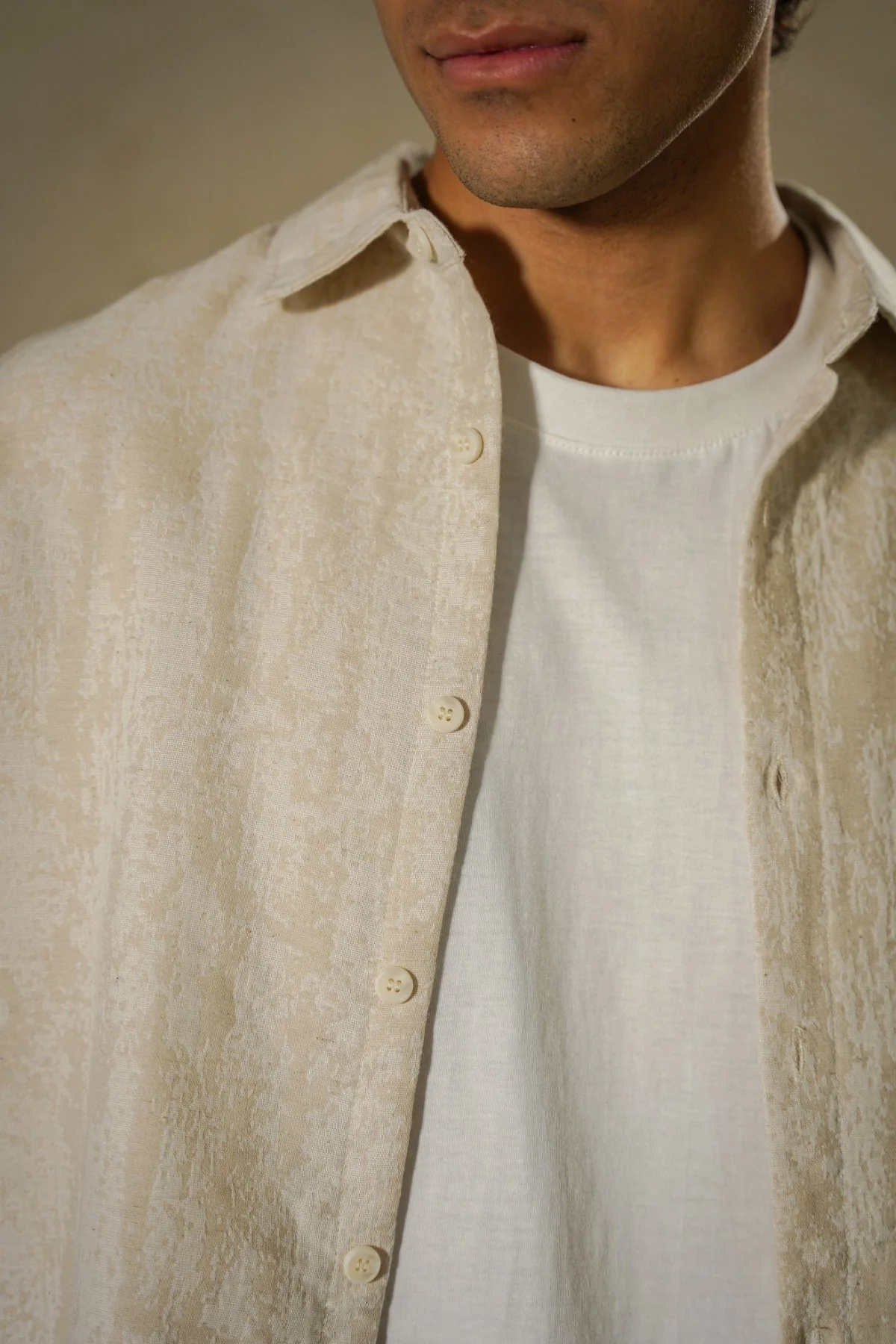 ABSTRACT JACQUARD SHIRT