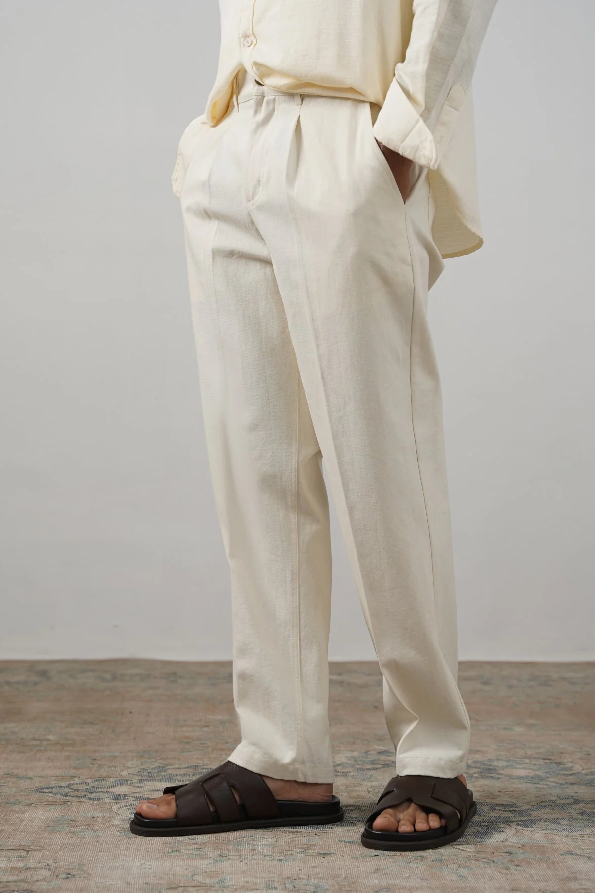 ADJUSTABLE DENIM TROUSERS - Image 4