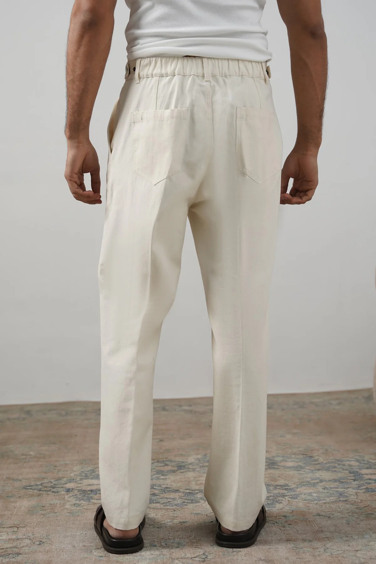 ADJUSTABLE DENIM TROUSERS - Image 5