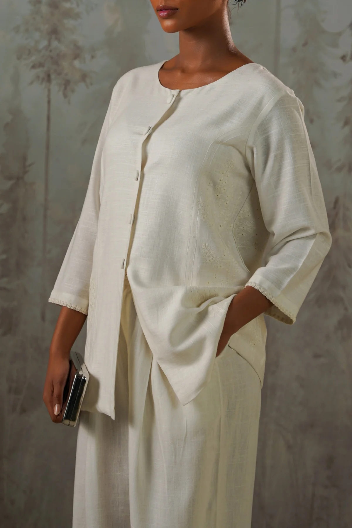 ARTISAN LINEN-COTTON TUNIC