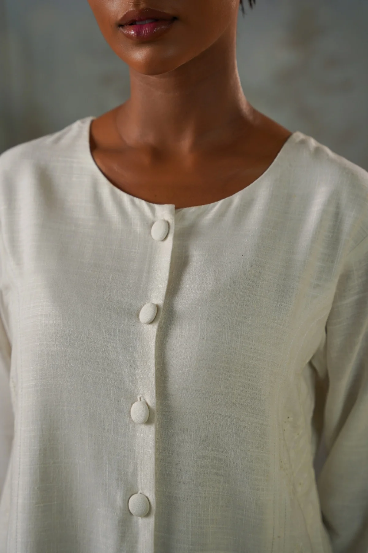 ARTISAN LINEN-COTTON TUNIC - Image 4