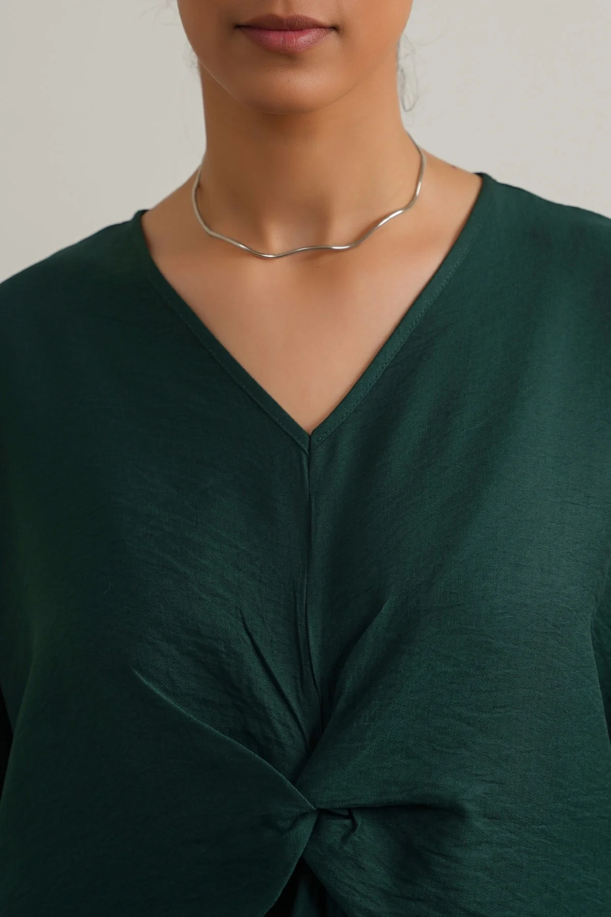 ASYMMETRICAL RUCHED DRESS - Image 6