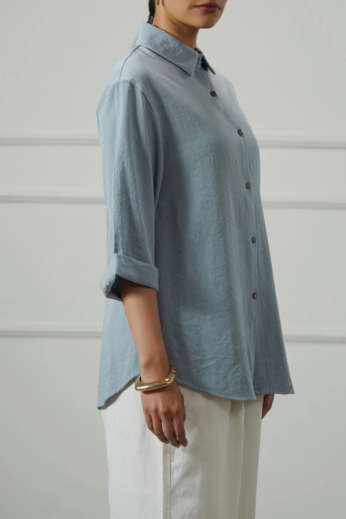 BACK SLIT BLOUSE - Image 5