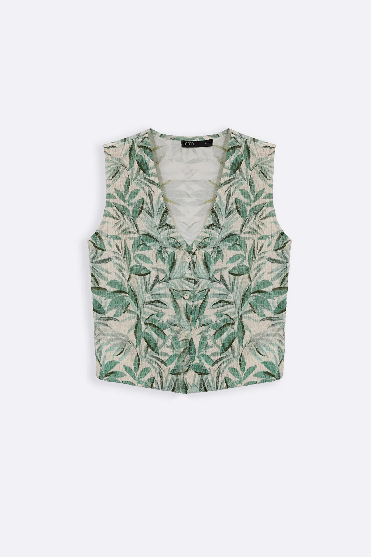 BAMBOO SMOCKED VEST - Image 2