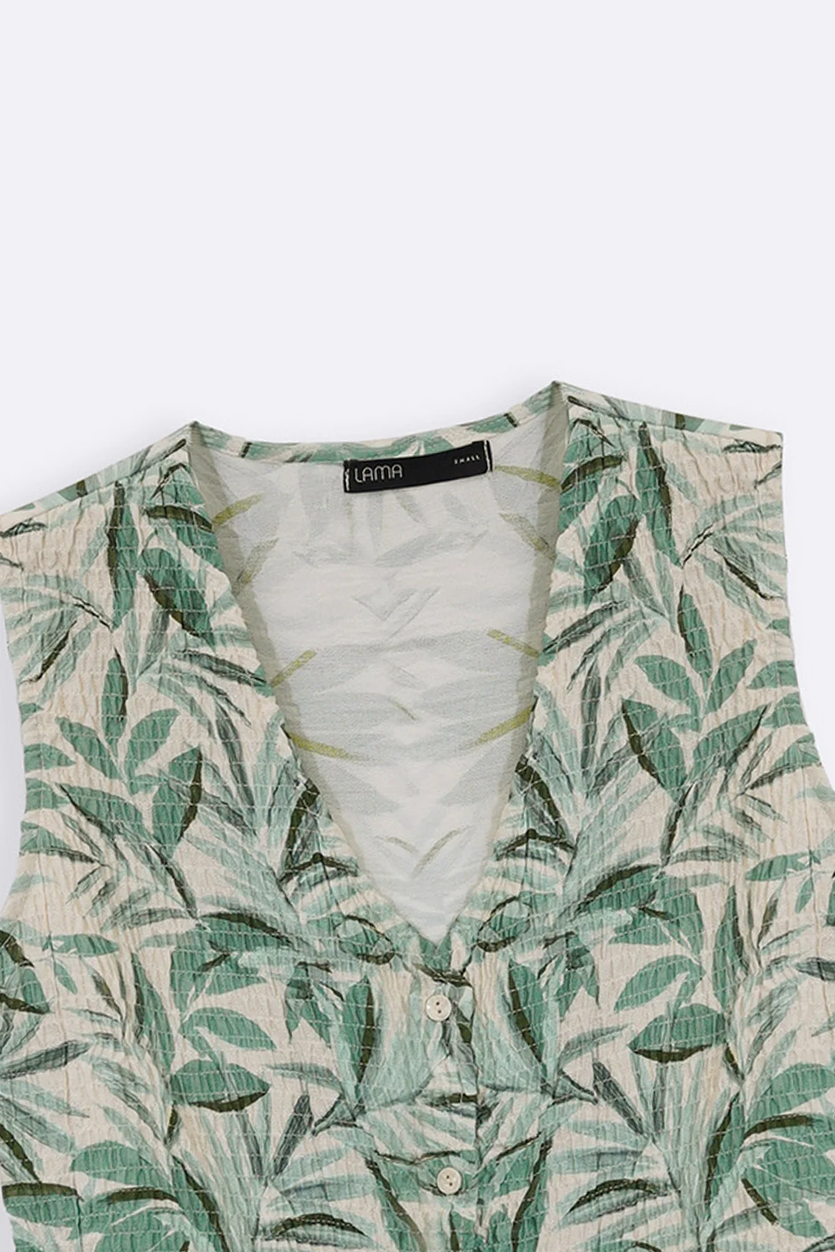 BAMBOO SMOCKED VEST - Image 5