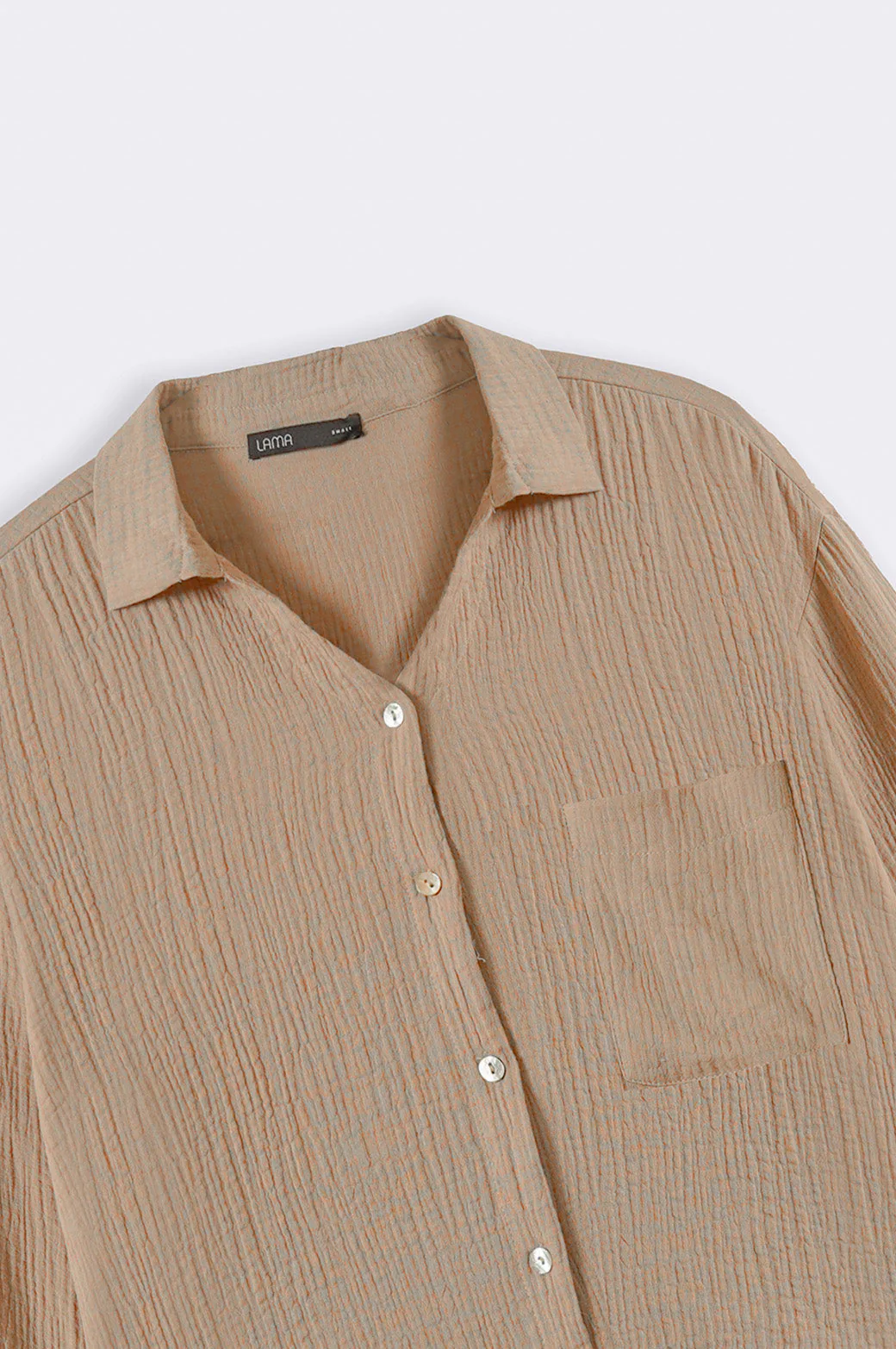 BASIC MUSLIN BUTTON DOWN - Image 8