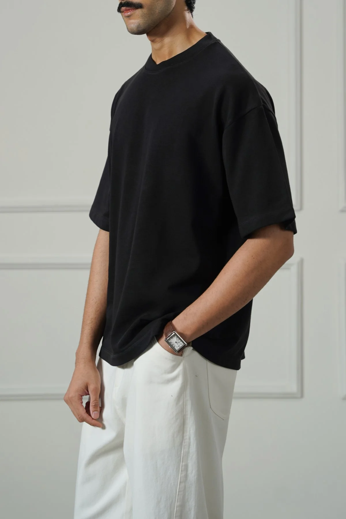 BASIC RIBBED TEE - Image 3