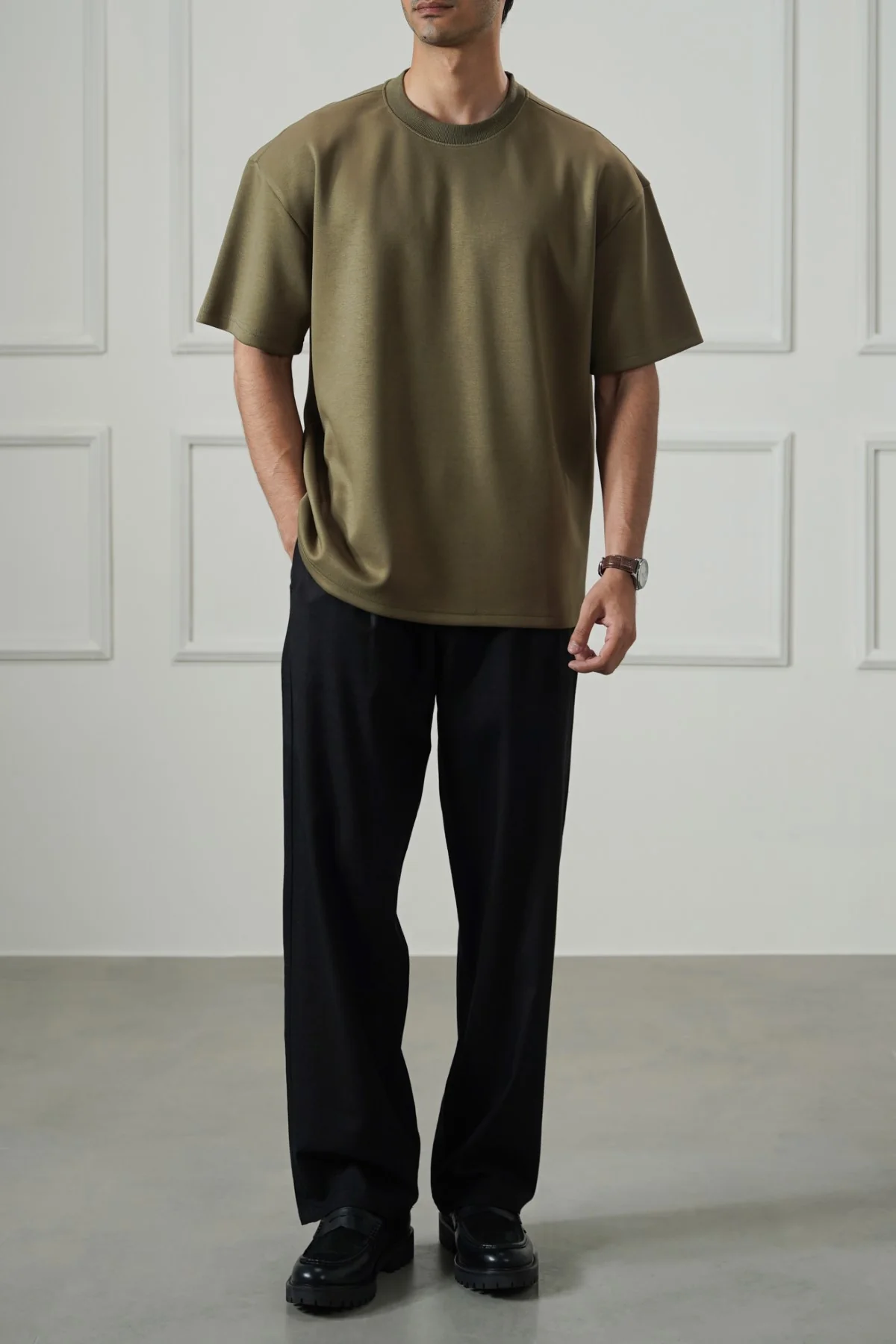 BASIC RIBBED TEE - Image 6