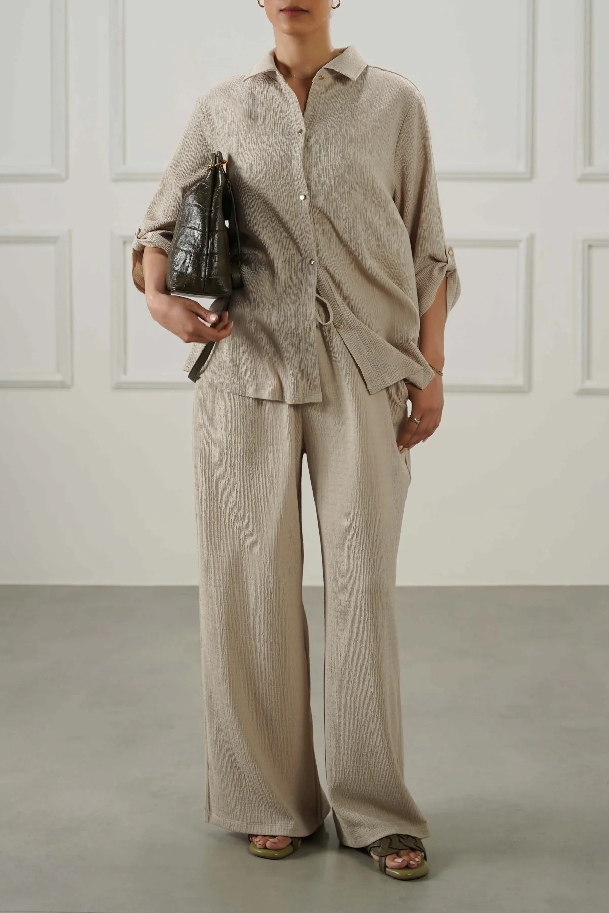 BASIC STRAIGHT PANTS - Image 4