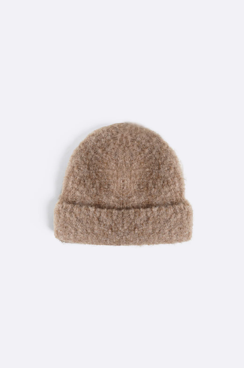 FUZZY WOOL BEANIE