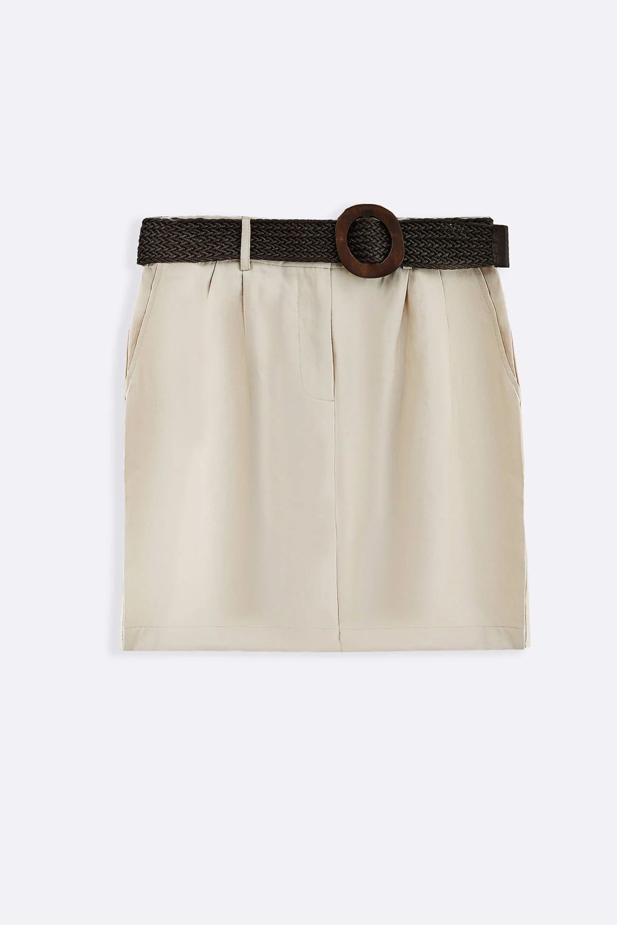 BELTED PLEAT SHORTS - Image 2