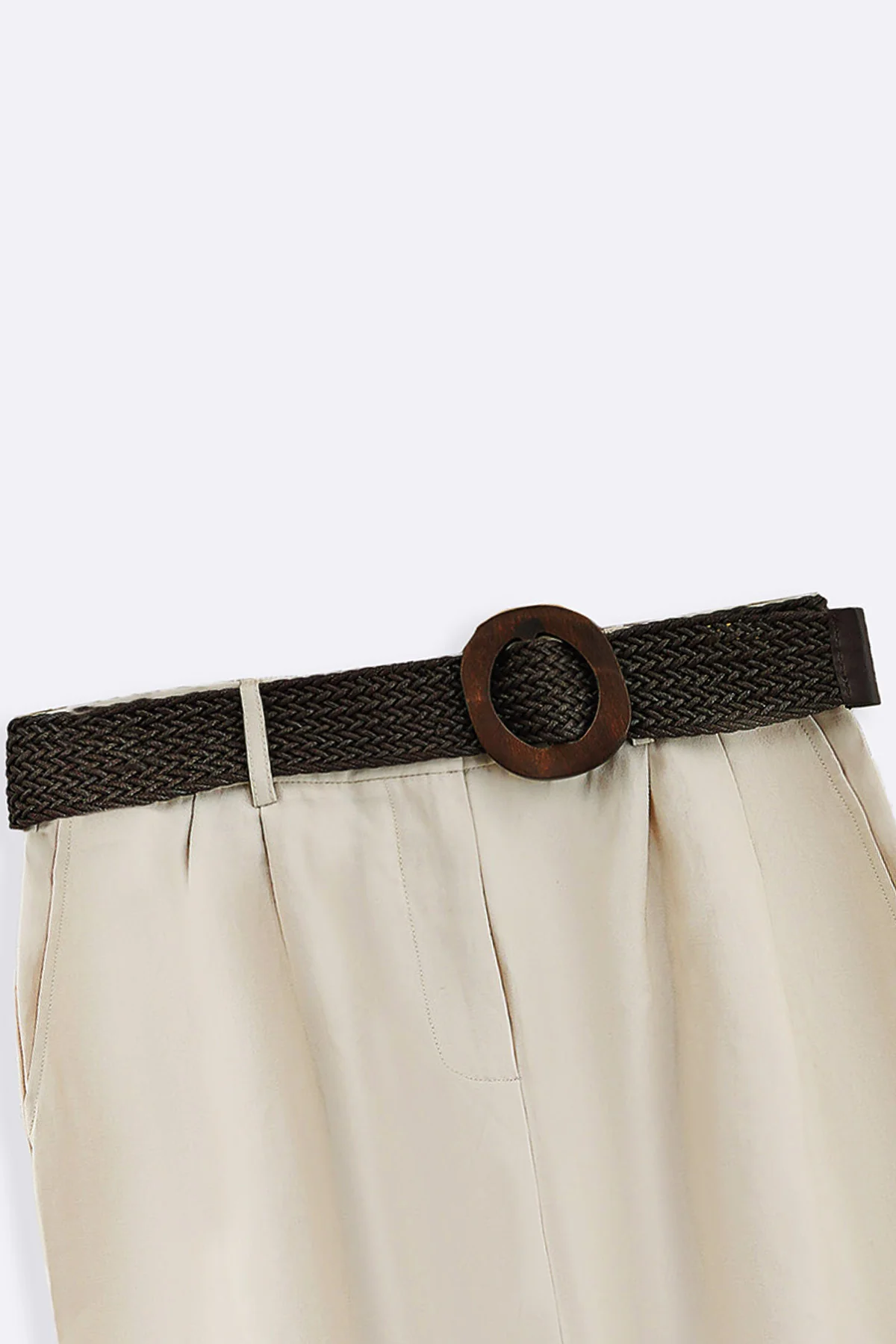 BELTED PLEAT SHORTS - Image 7