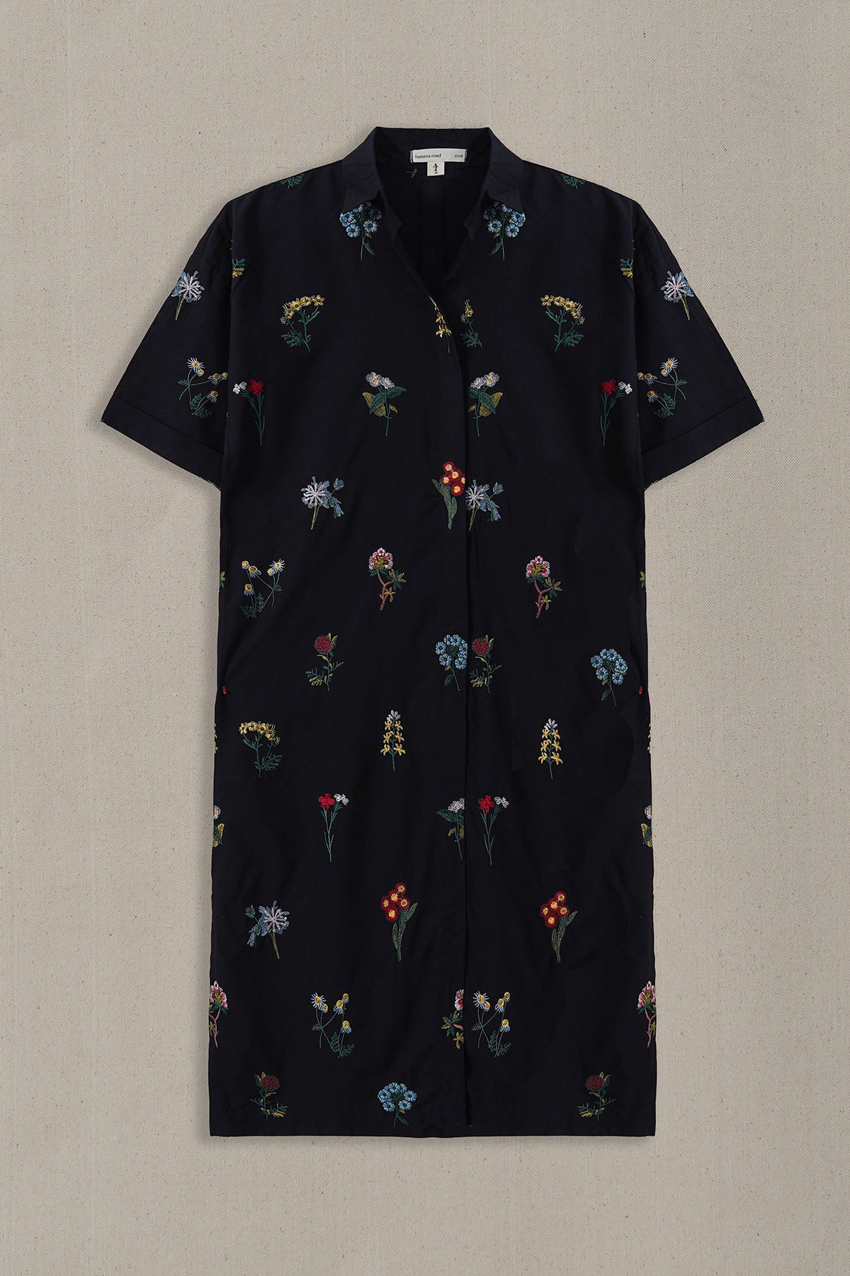 BLACK FLORA TUNIC - Image 2