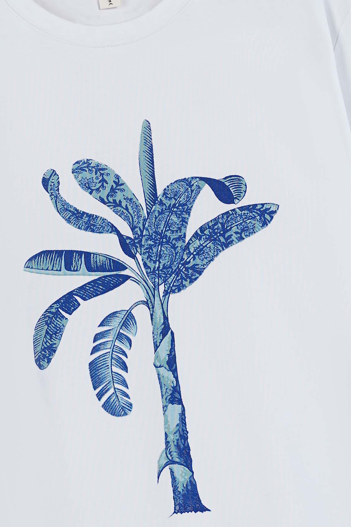 BLUE PALM TEE - Image 7