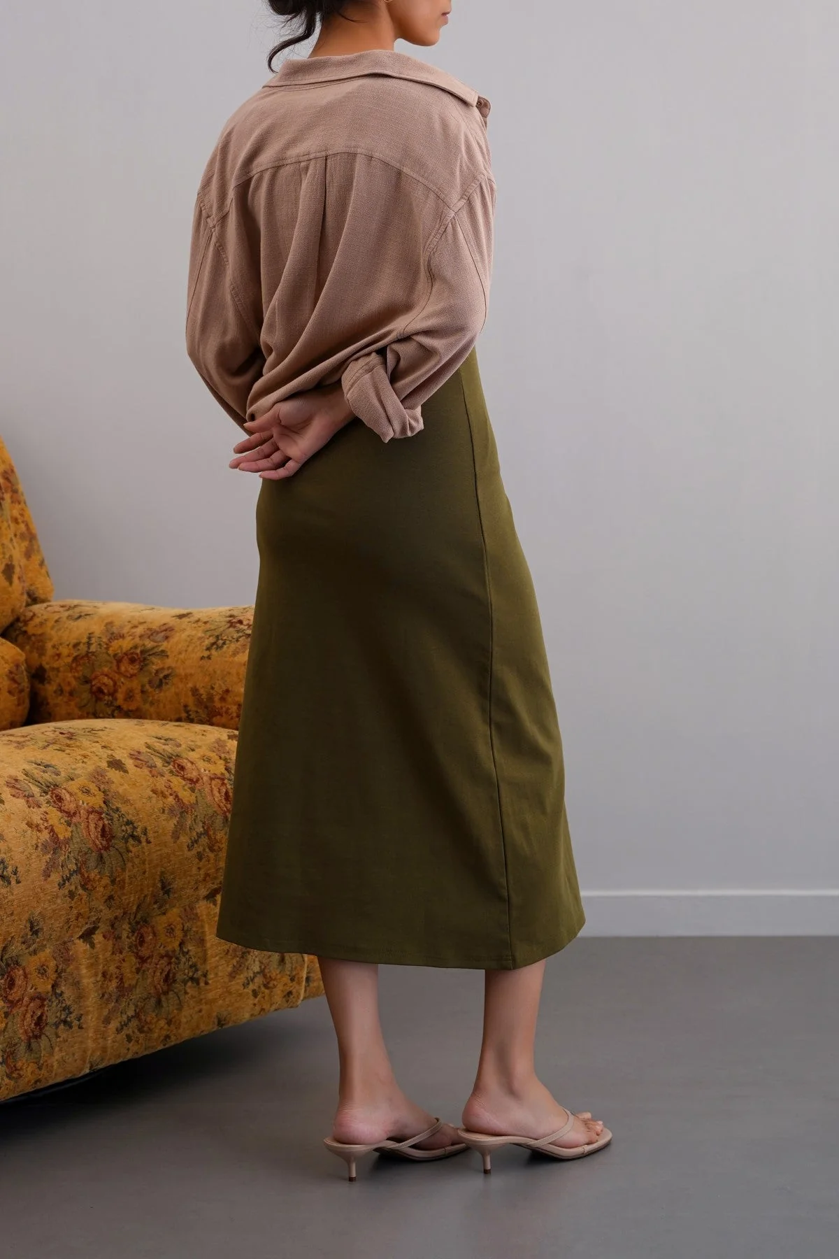 BODYCON A-LINE DRESS - Image 3