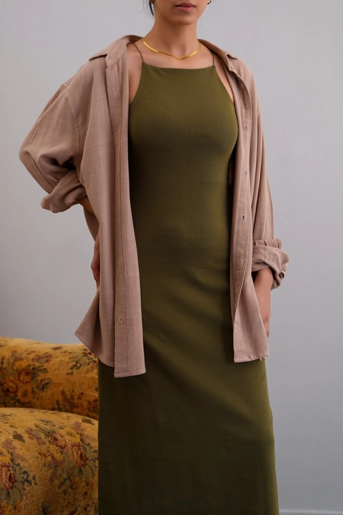 BODYCON A-LINE DRESS - Image 5