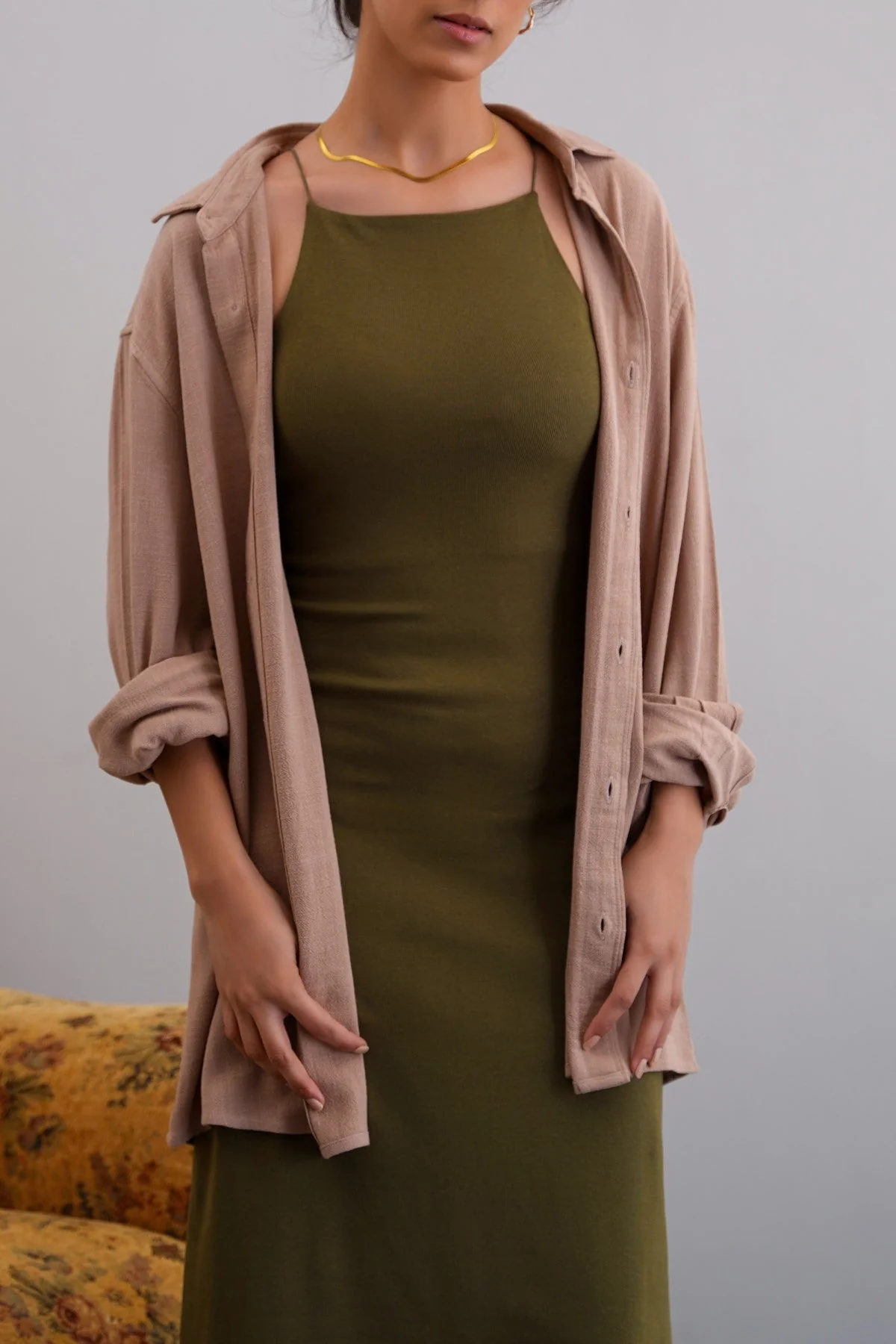 BODYCON A-LINE DRESS - Image 6
