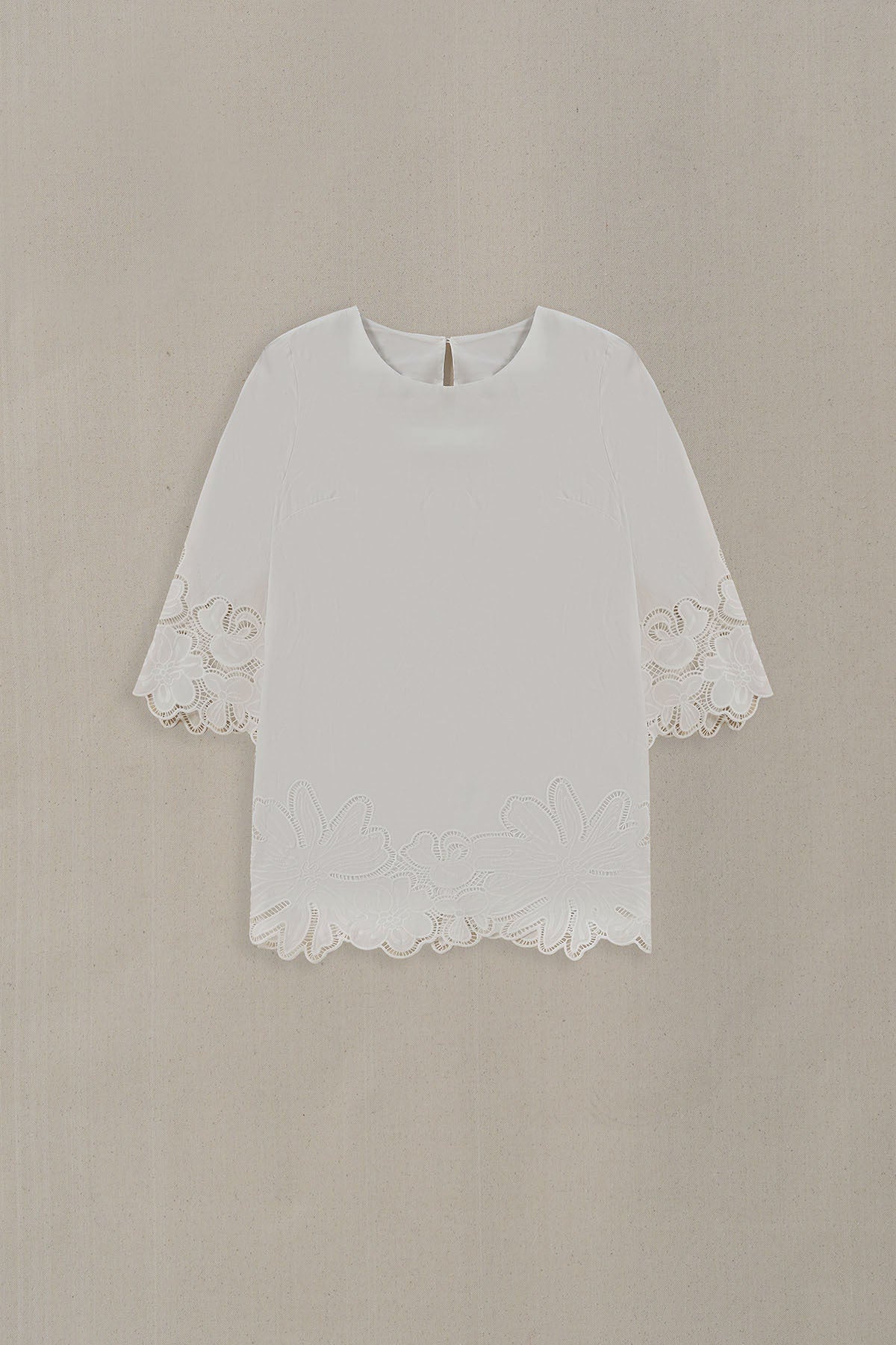 BOTANICAL CUTWORK TOP - Image 2