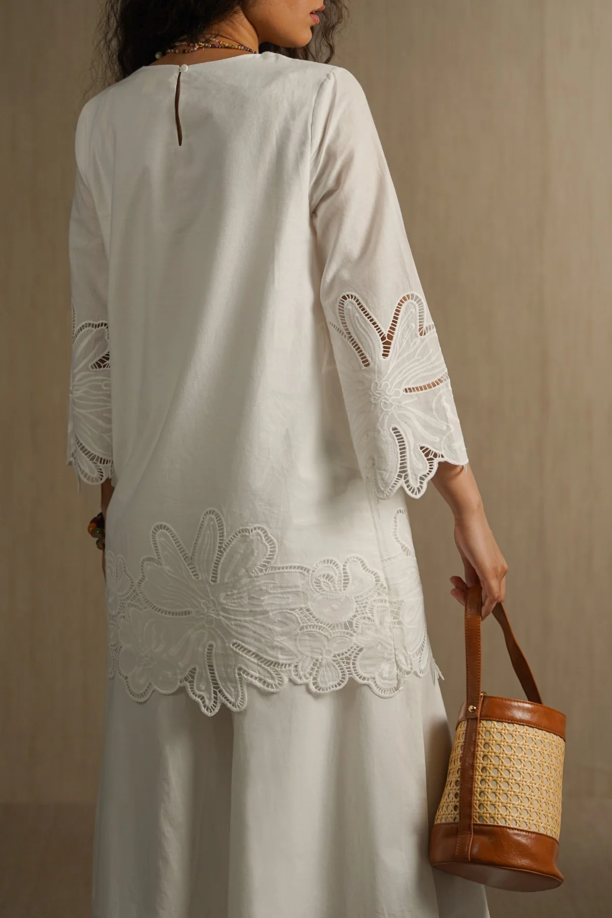 BOTANICAL CUTWORK TOP - Image 5