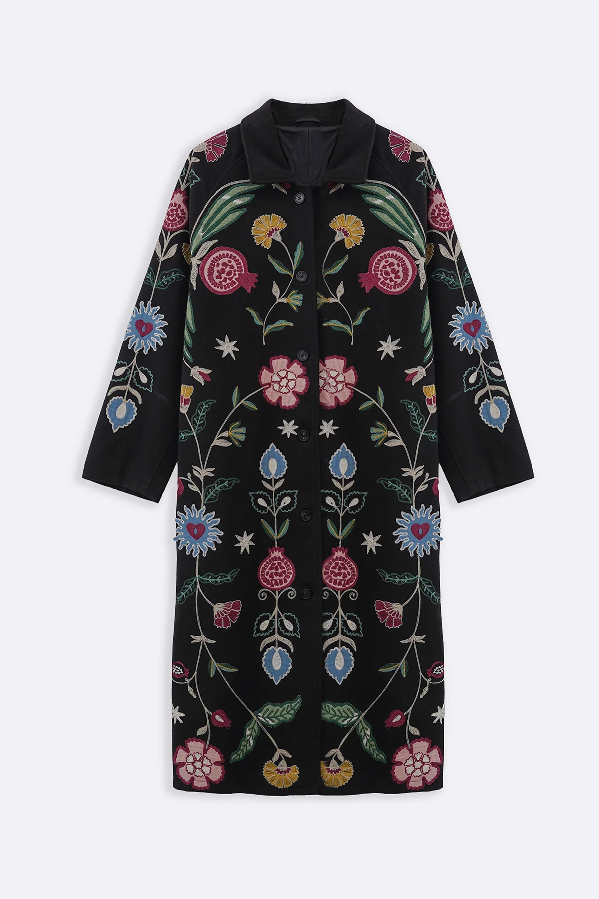 BOUTIQUE EMBROIDERED LONG COAT - Image 3