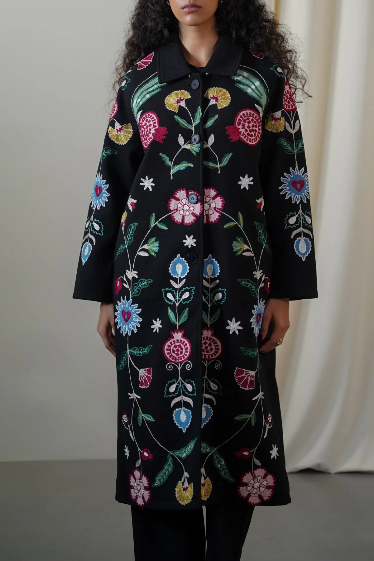 BOUTIQUE EMBROIDERED LONG COAT - Image 6