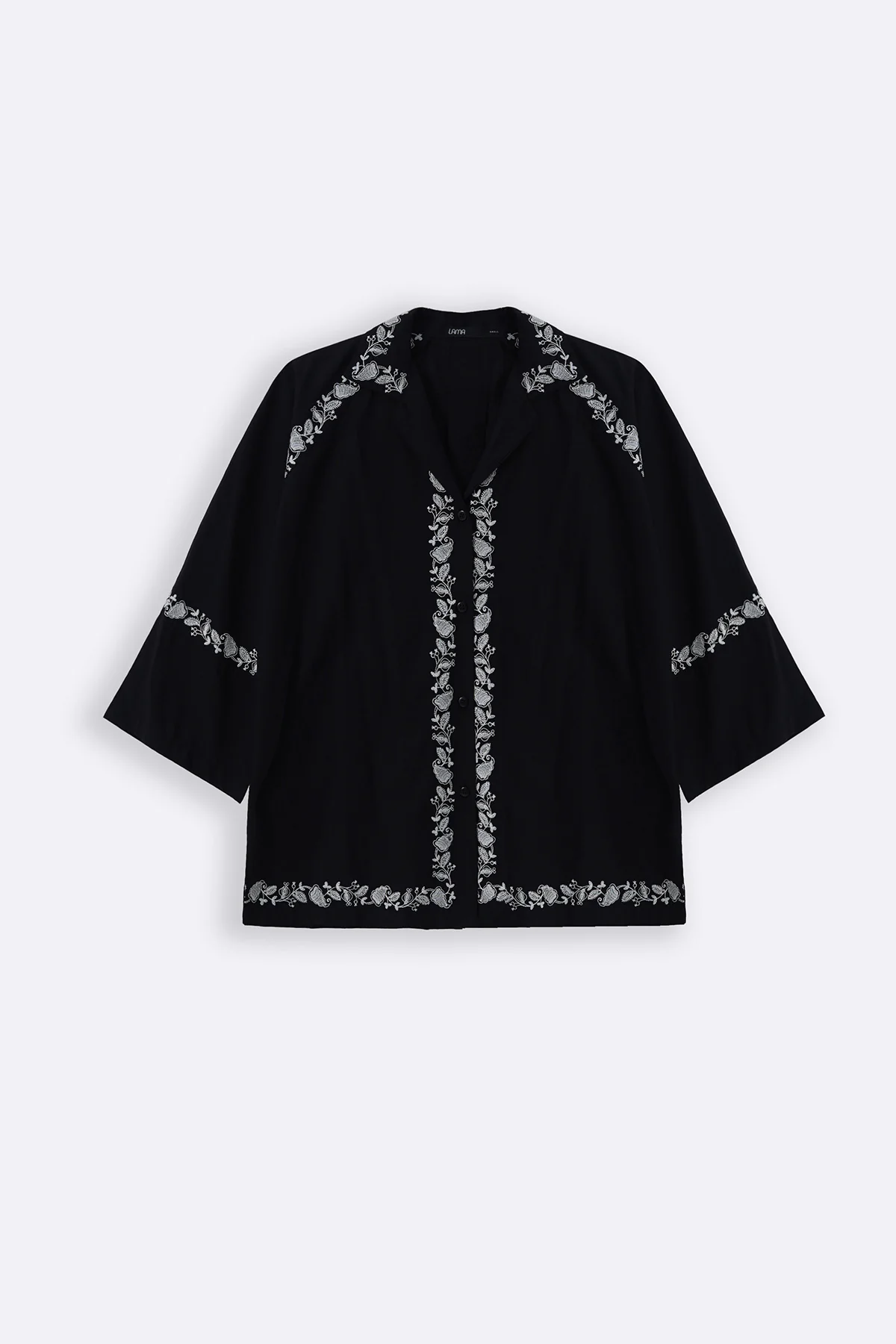 BRODERIE LAPEL SHIRT - Image 2