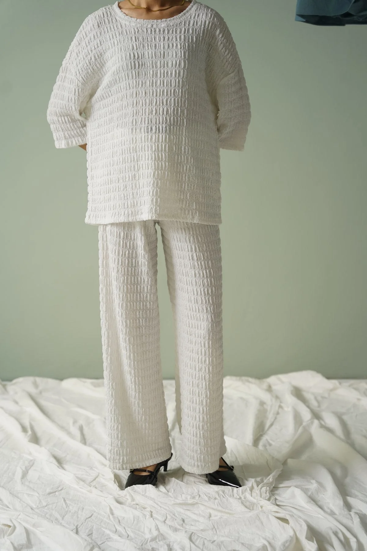 BUBBLE CRINKLE PANTS - Image 3