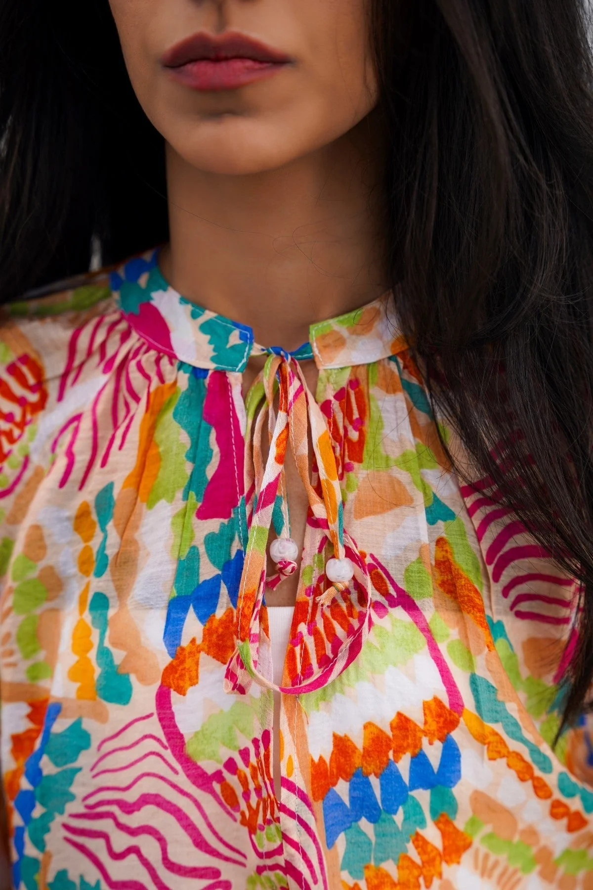 CACTUS SILK BLOUSE - Image 4