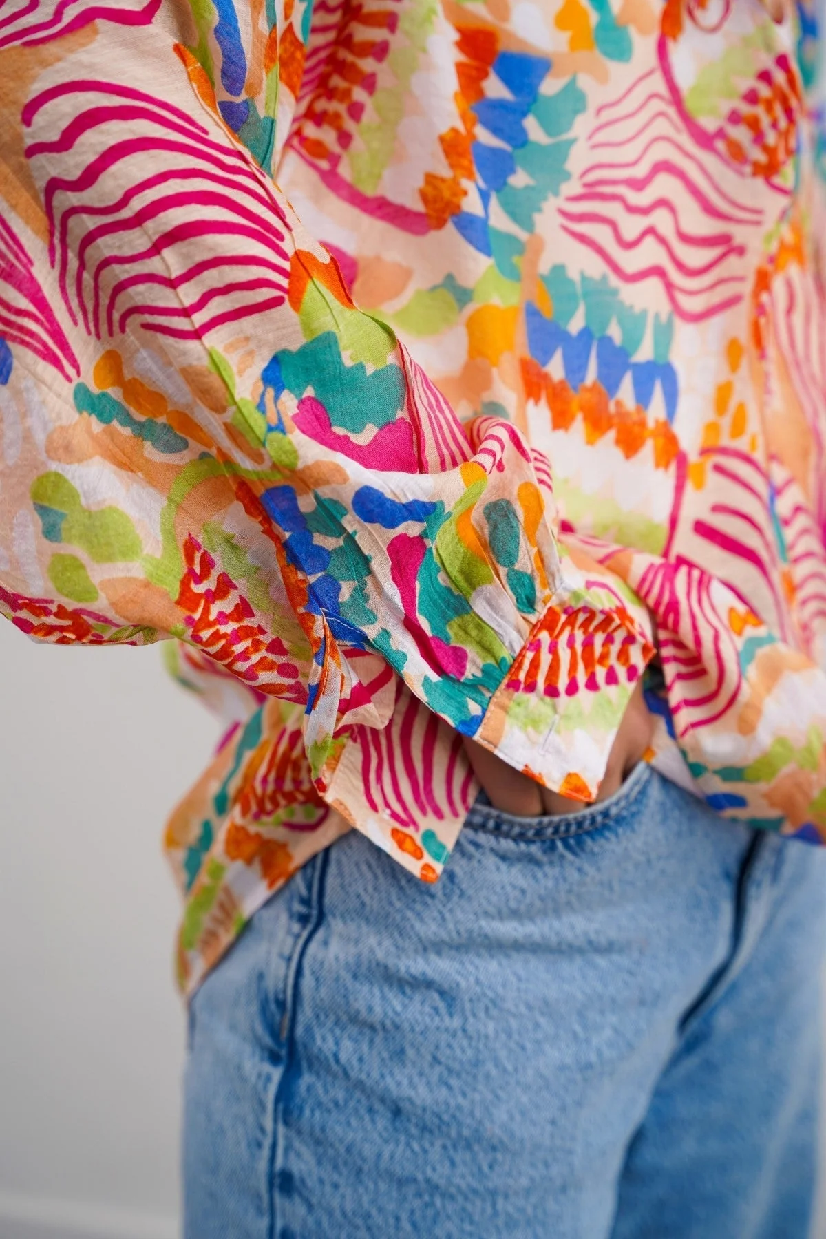 CACTUS SILK BLOUSE - Image 6