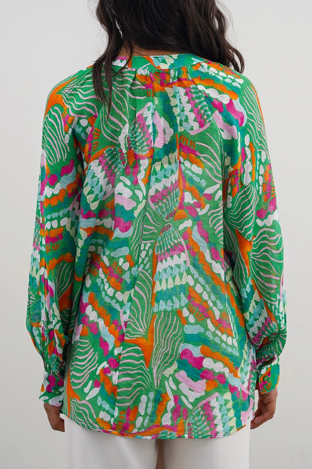 CACTUS SILK BLOUSE - Image 5