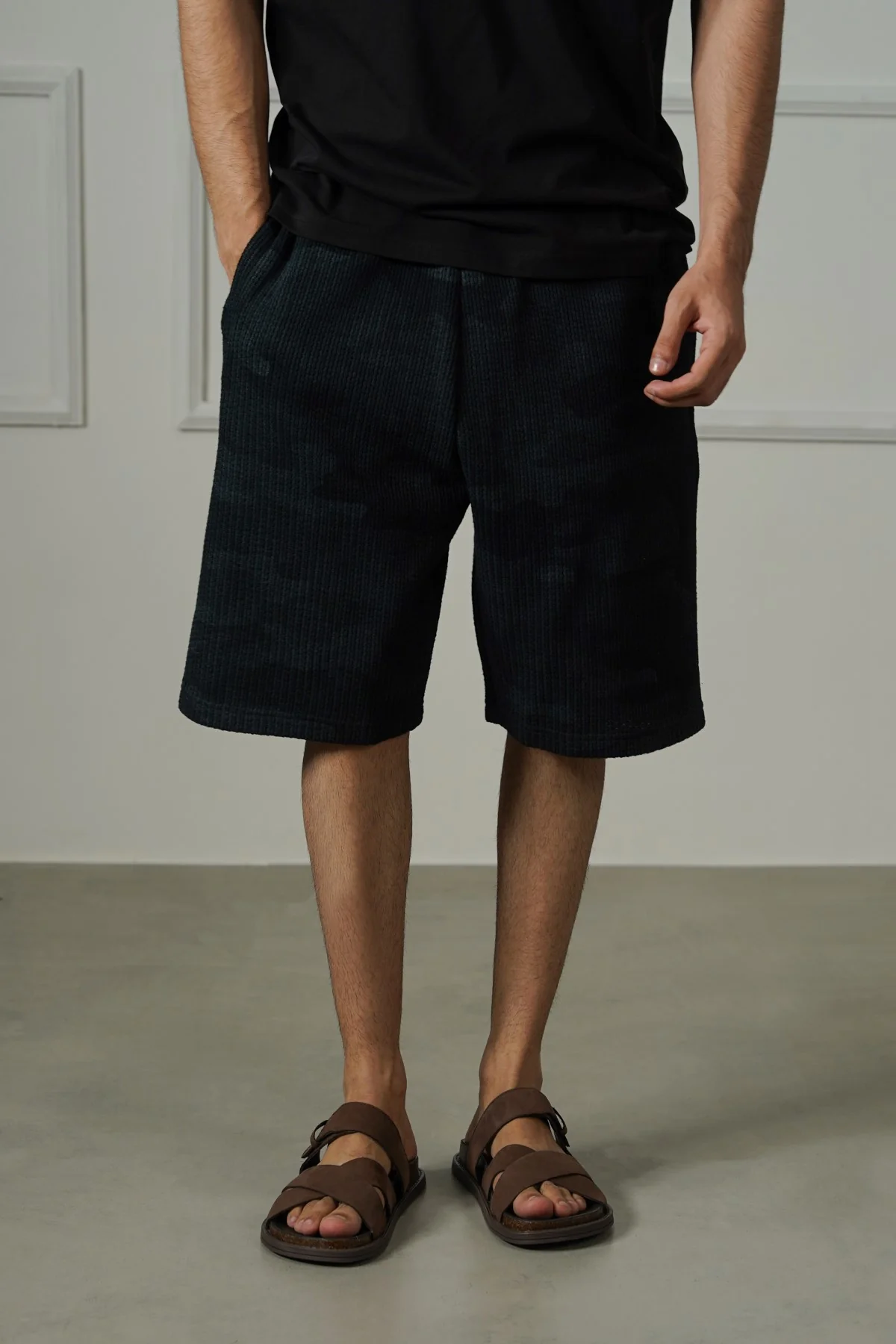 CAMO TEXTURED SHORTS