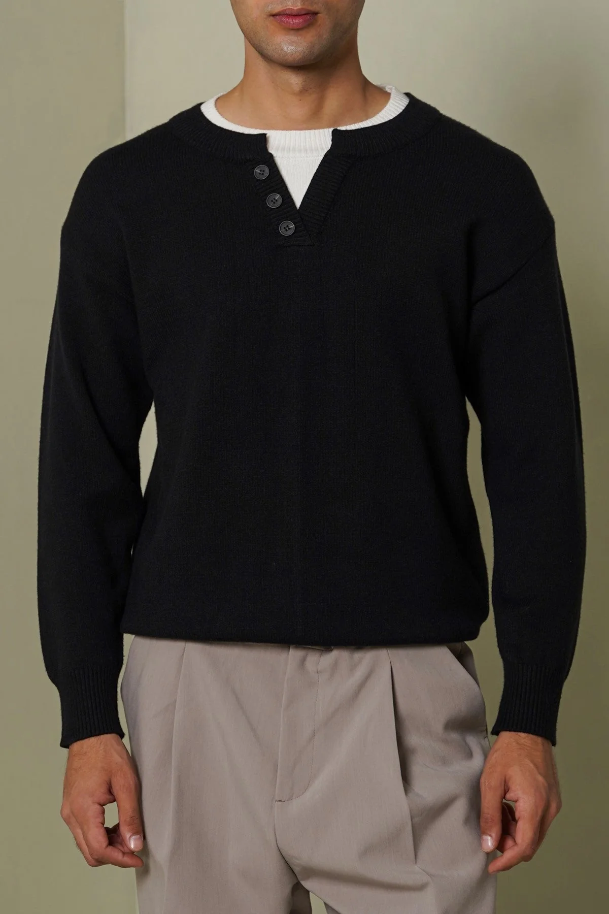 CAMPUS HENLEY SWEATER - Image 6