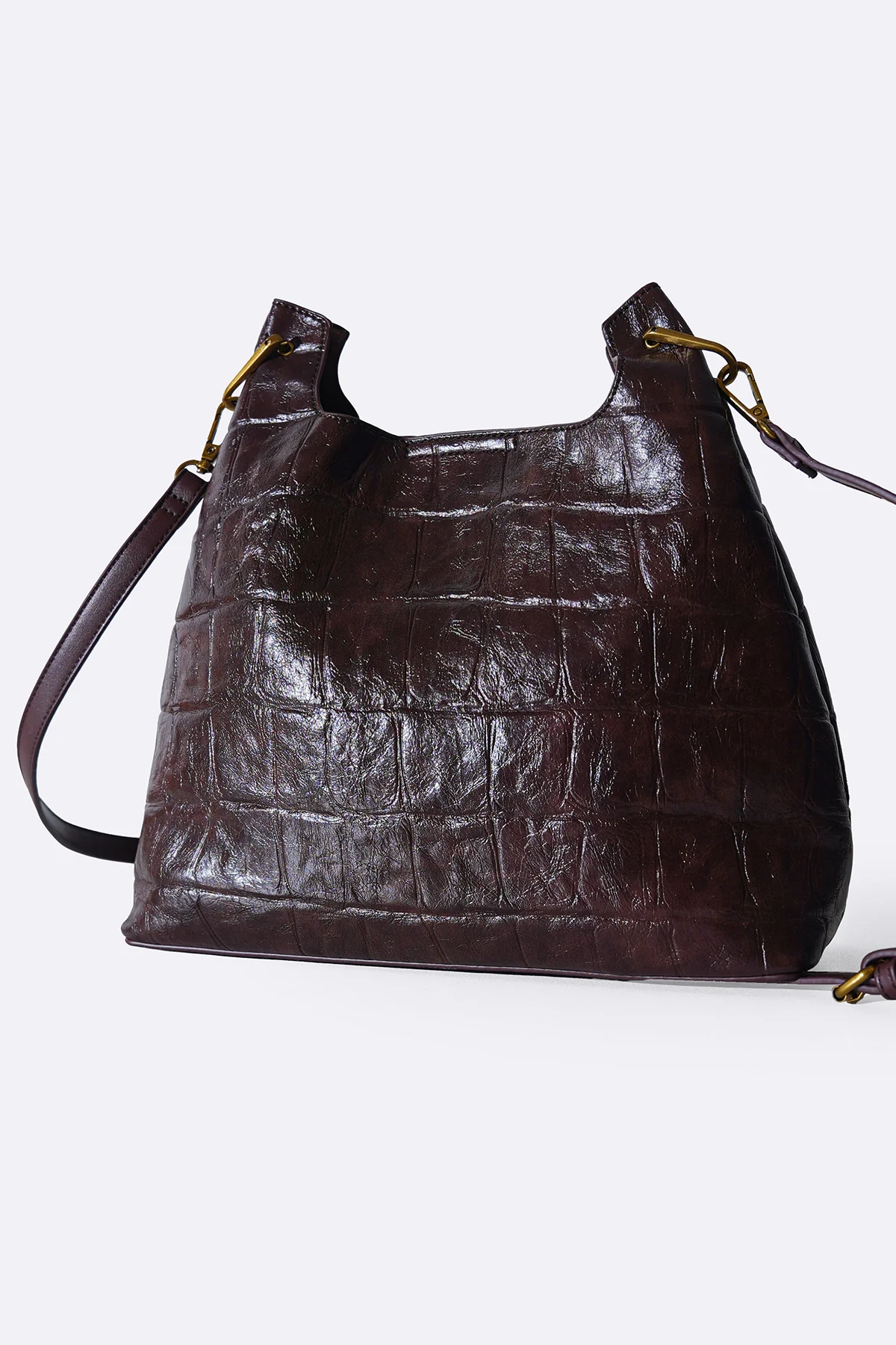 CARMO EMBOSSED SHOULDER BAG - Image 2