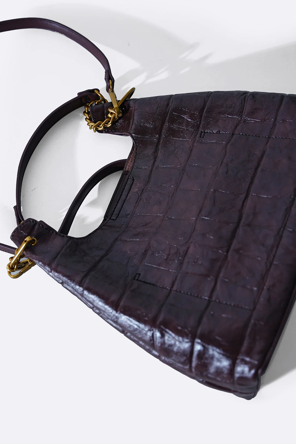 CARMO EMBOSSED SHOULDER BAG - Image 6