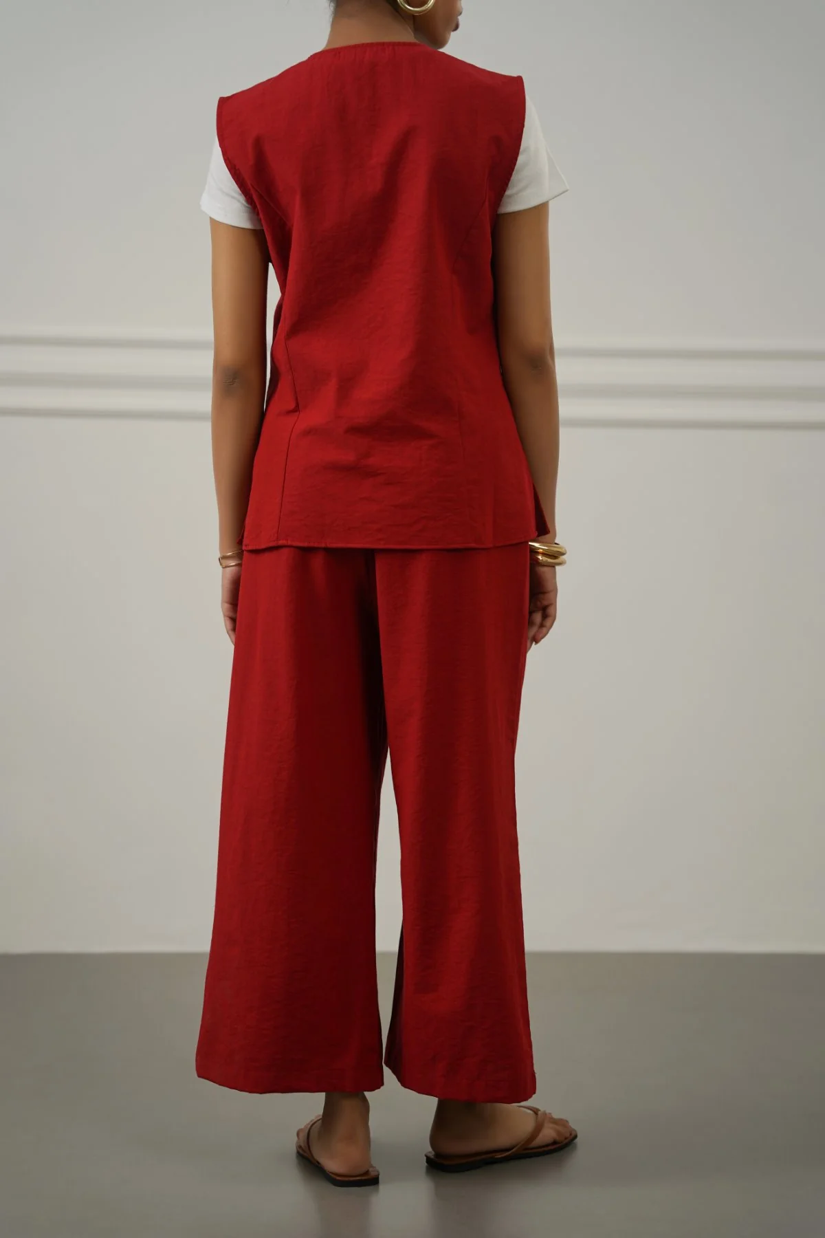 CASUAL COTTON MIX CULOTTES - Image 3