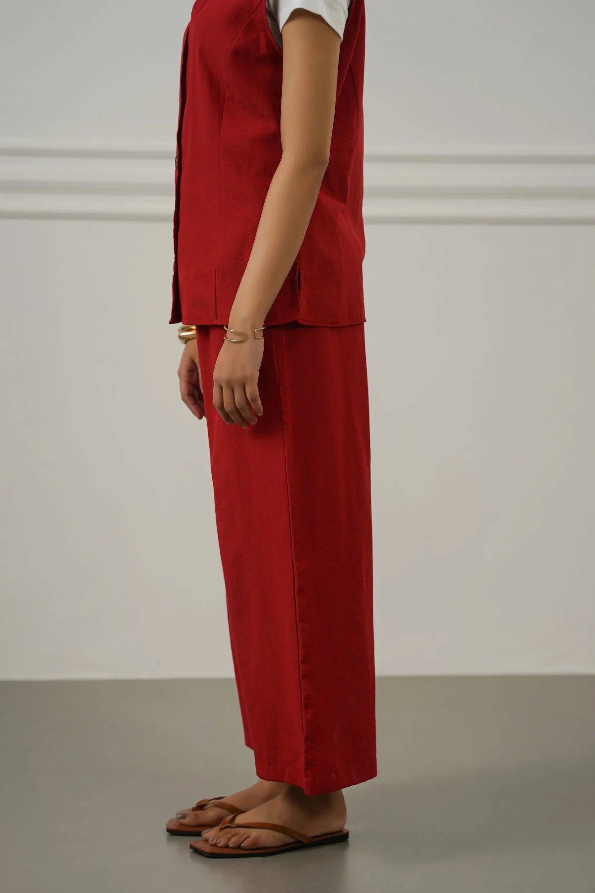 CASUAL COTTON MIX CULOTTES - Image 5