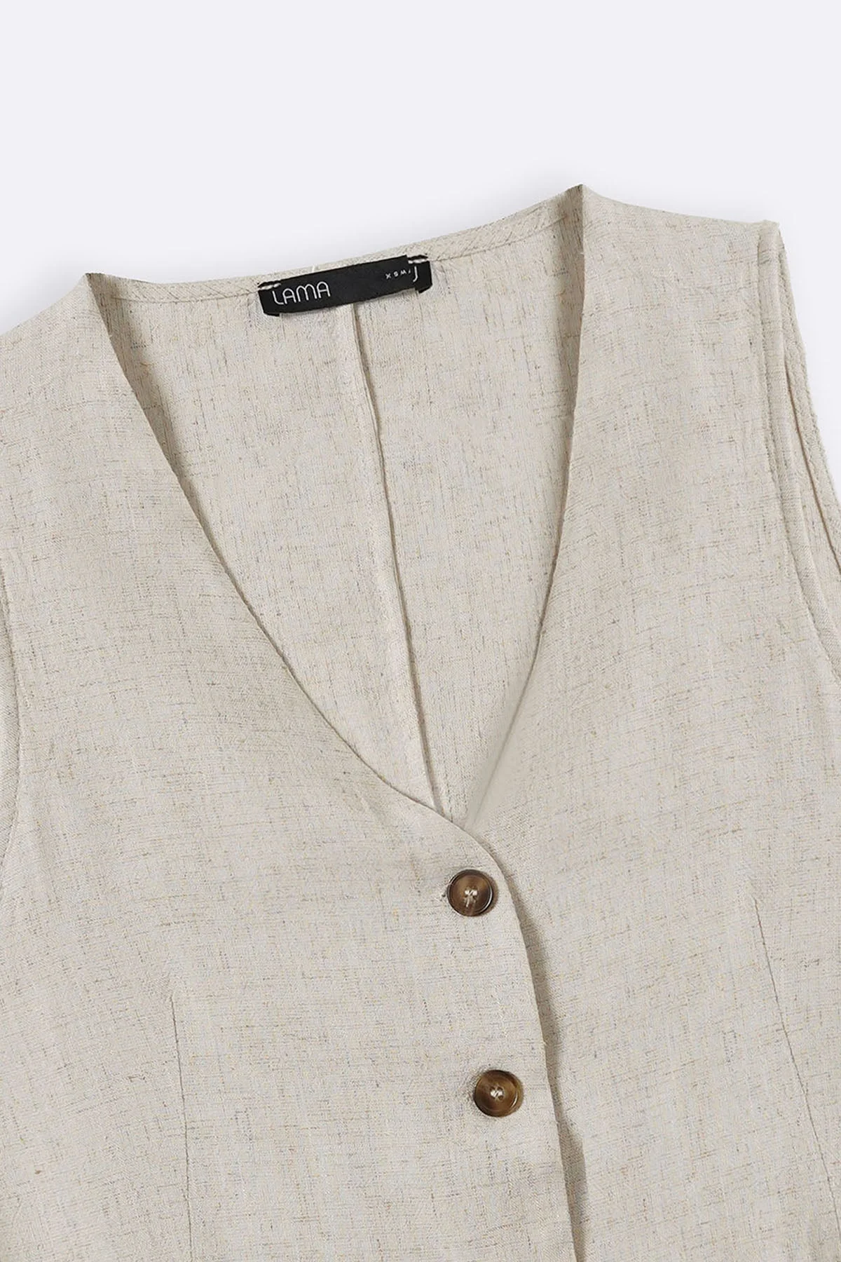CASUAL LINEN VEST - Image 8