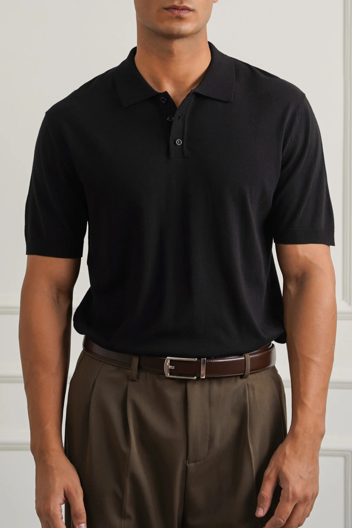 CASUAL RIBBED POLO