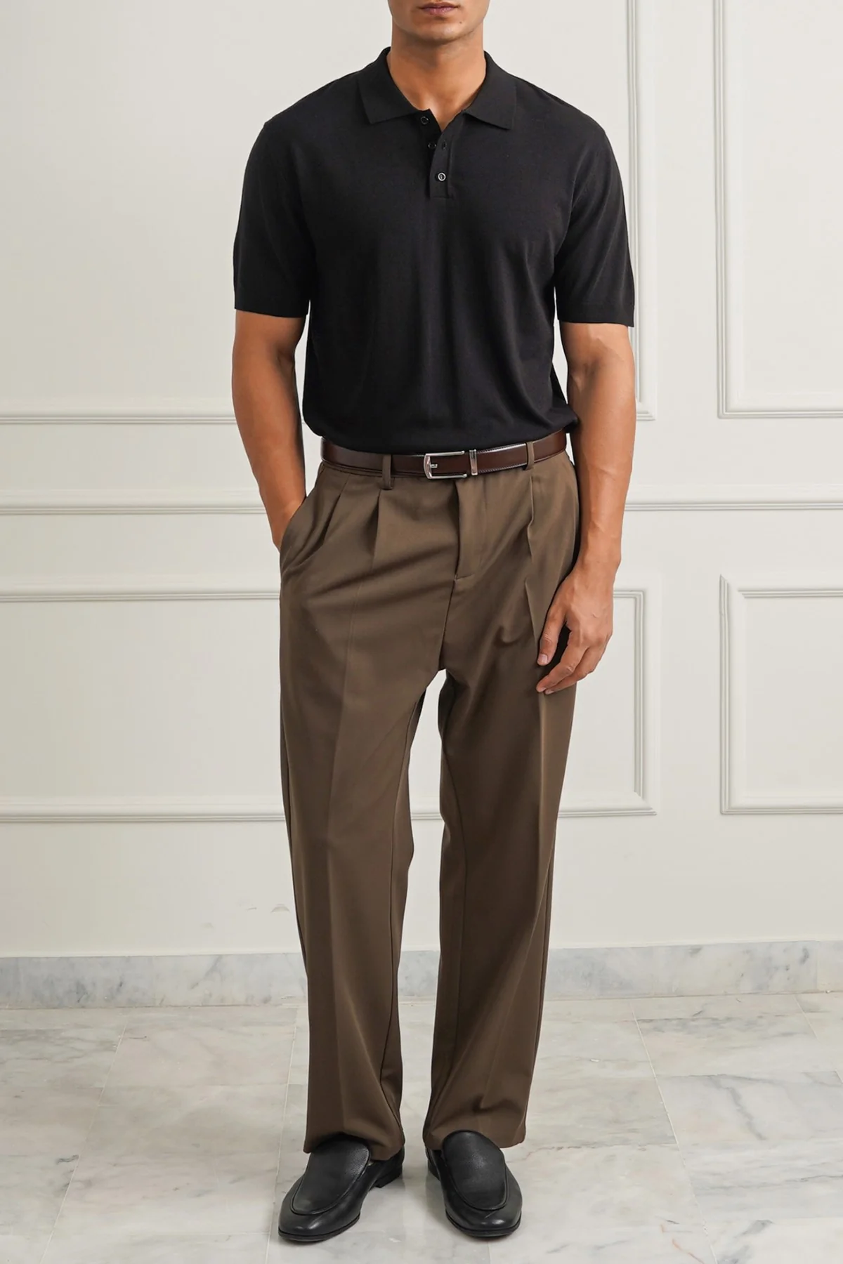CASUAL RIBBED POLO - Image 4