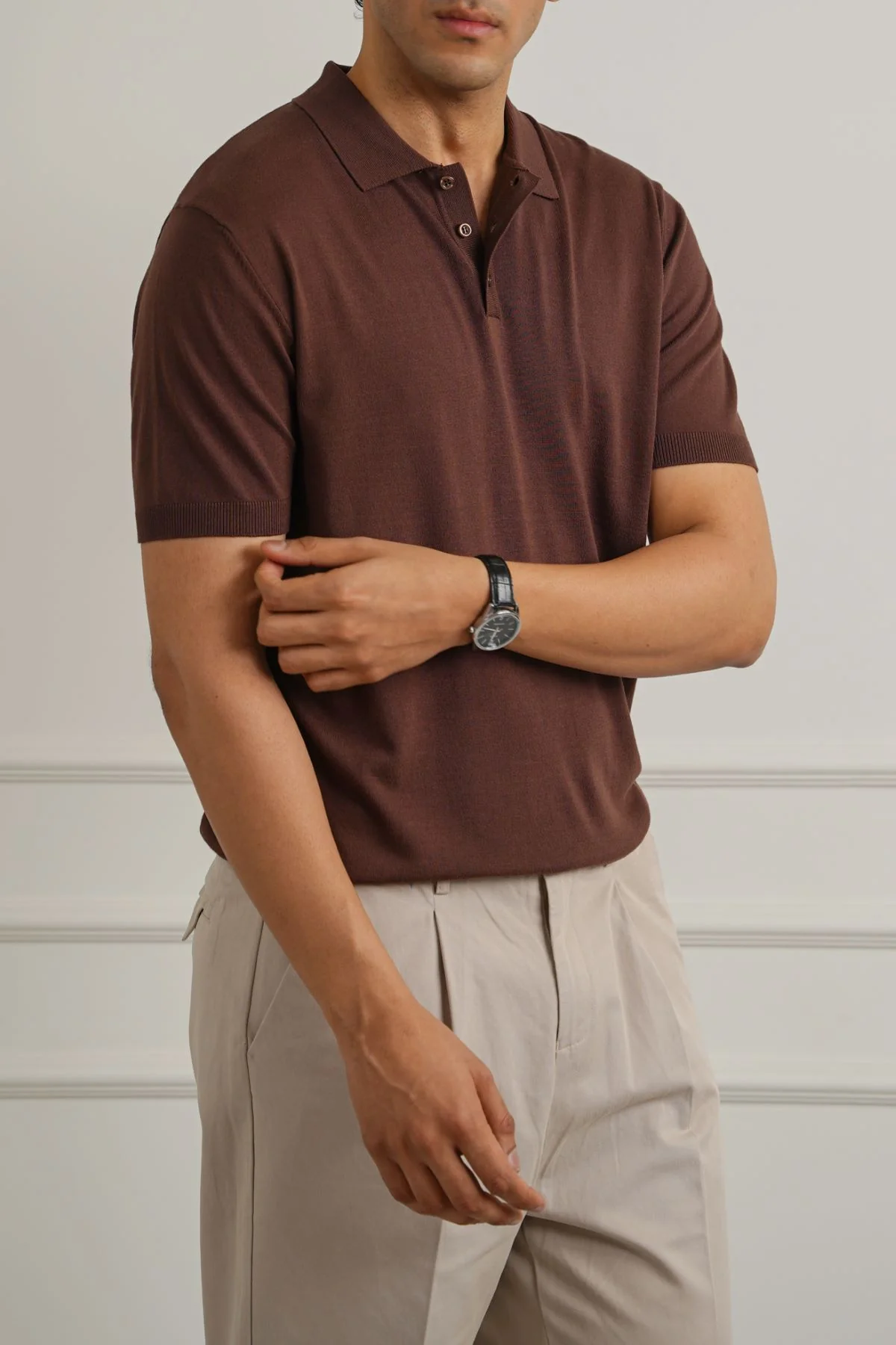 CASUAL RIBBED POLO