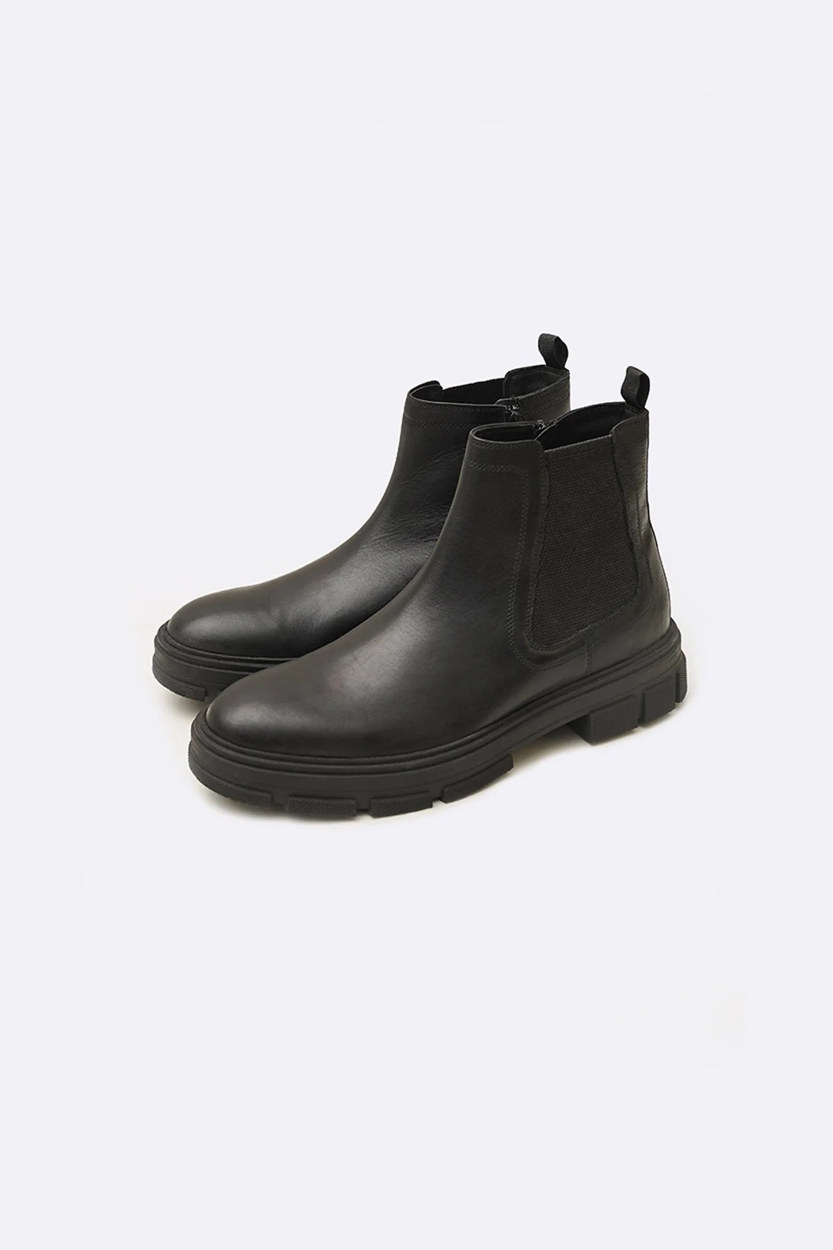 CHUNKY LEATHER BOOTS - Image 6