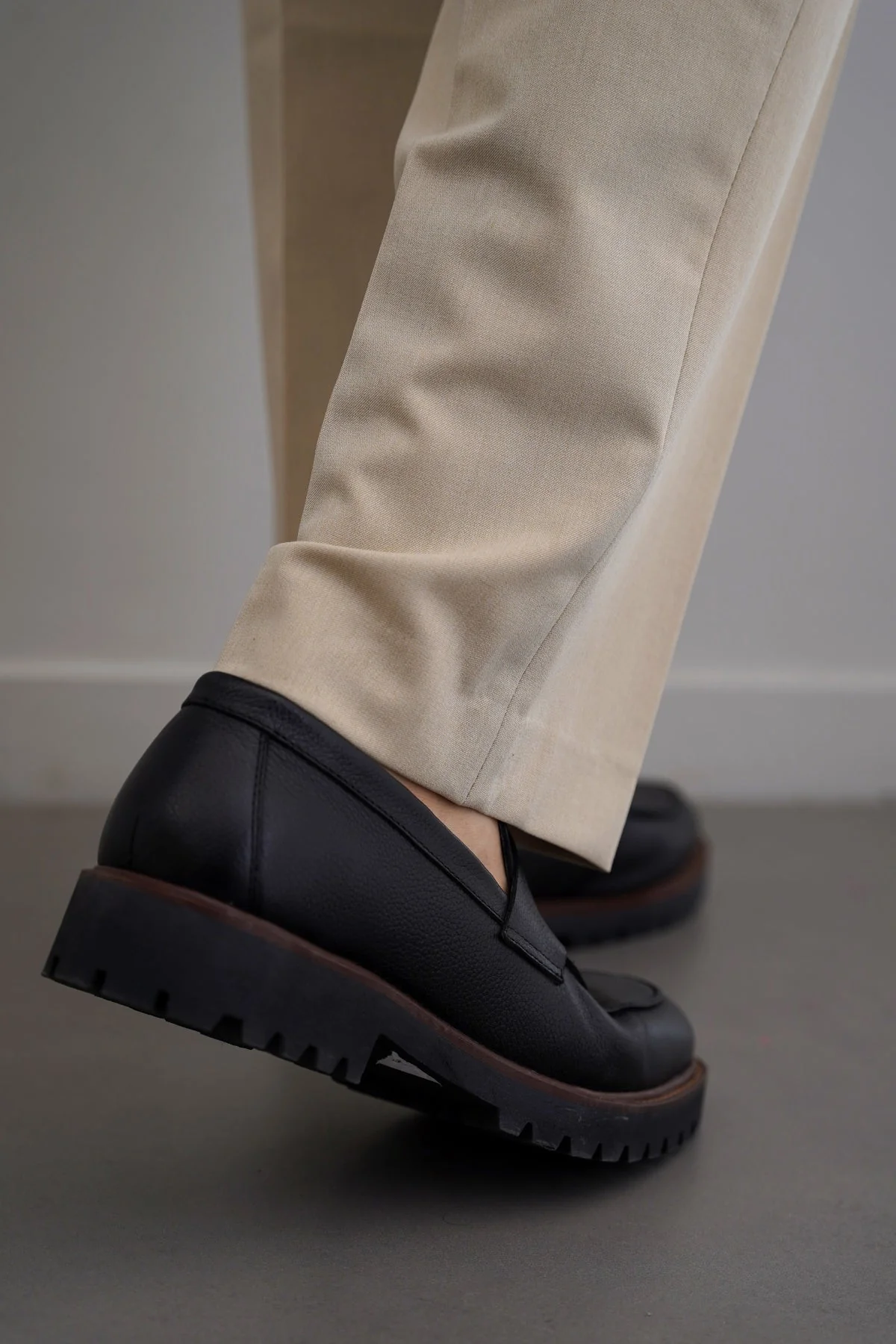 CHUNKY LEATHER LOAFERS - Image 3