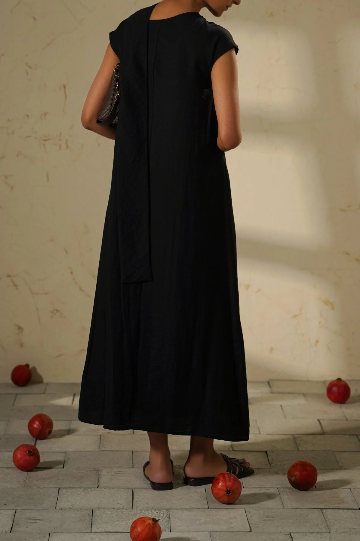 CITY DRESS WITH SCARF DETAIL - Image 6