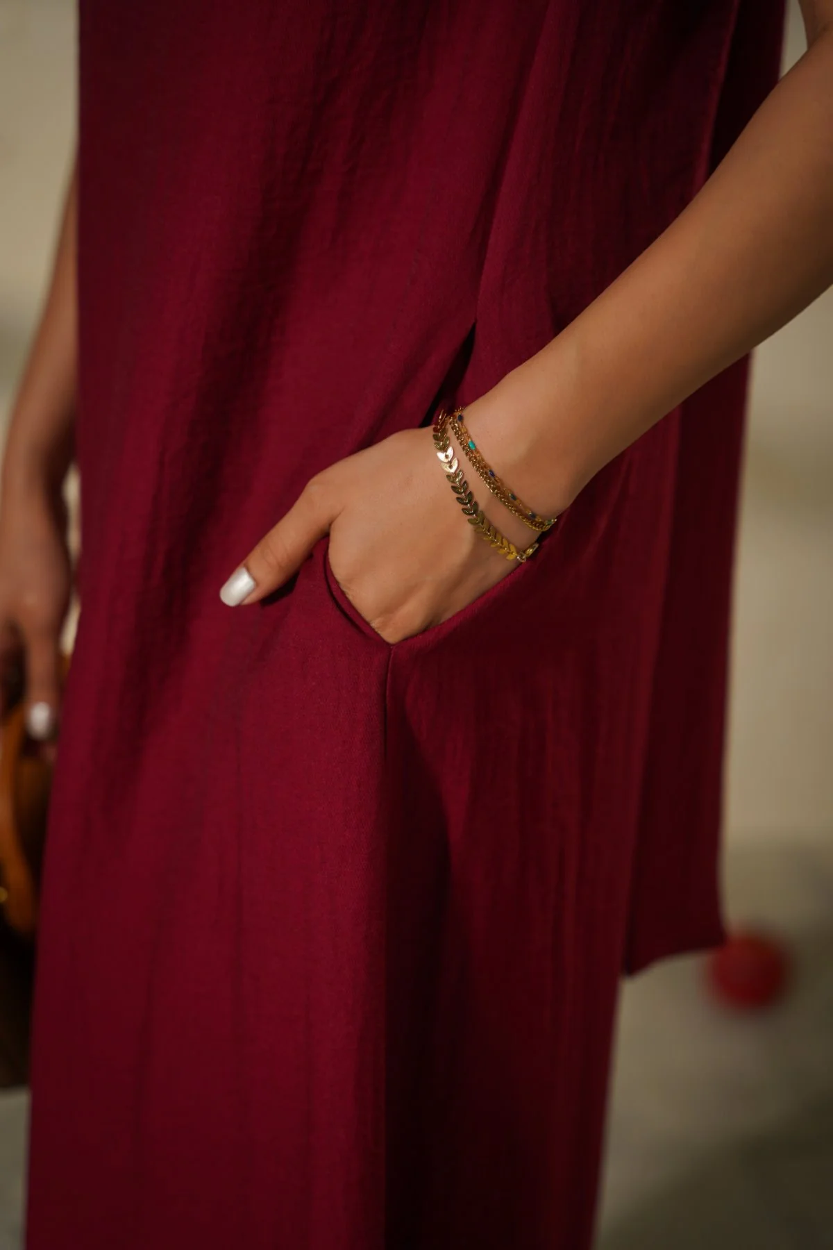 CITY DRESS WITH SCARF DETAIL - Image 6