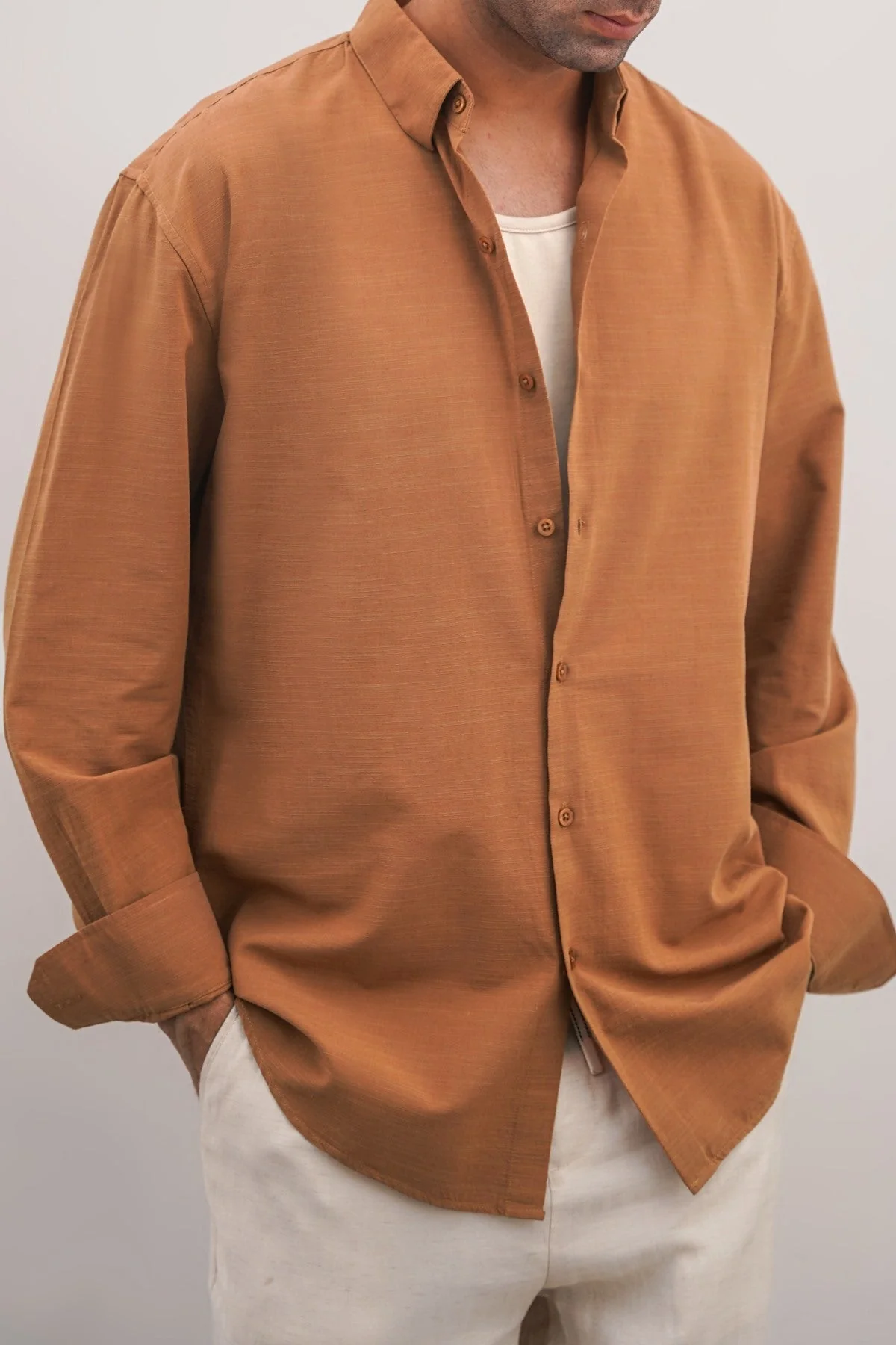 CLASSIC BUTTON DOWN SHIRT - Image 6